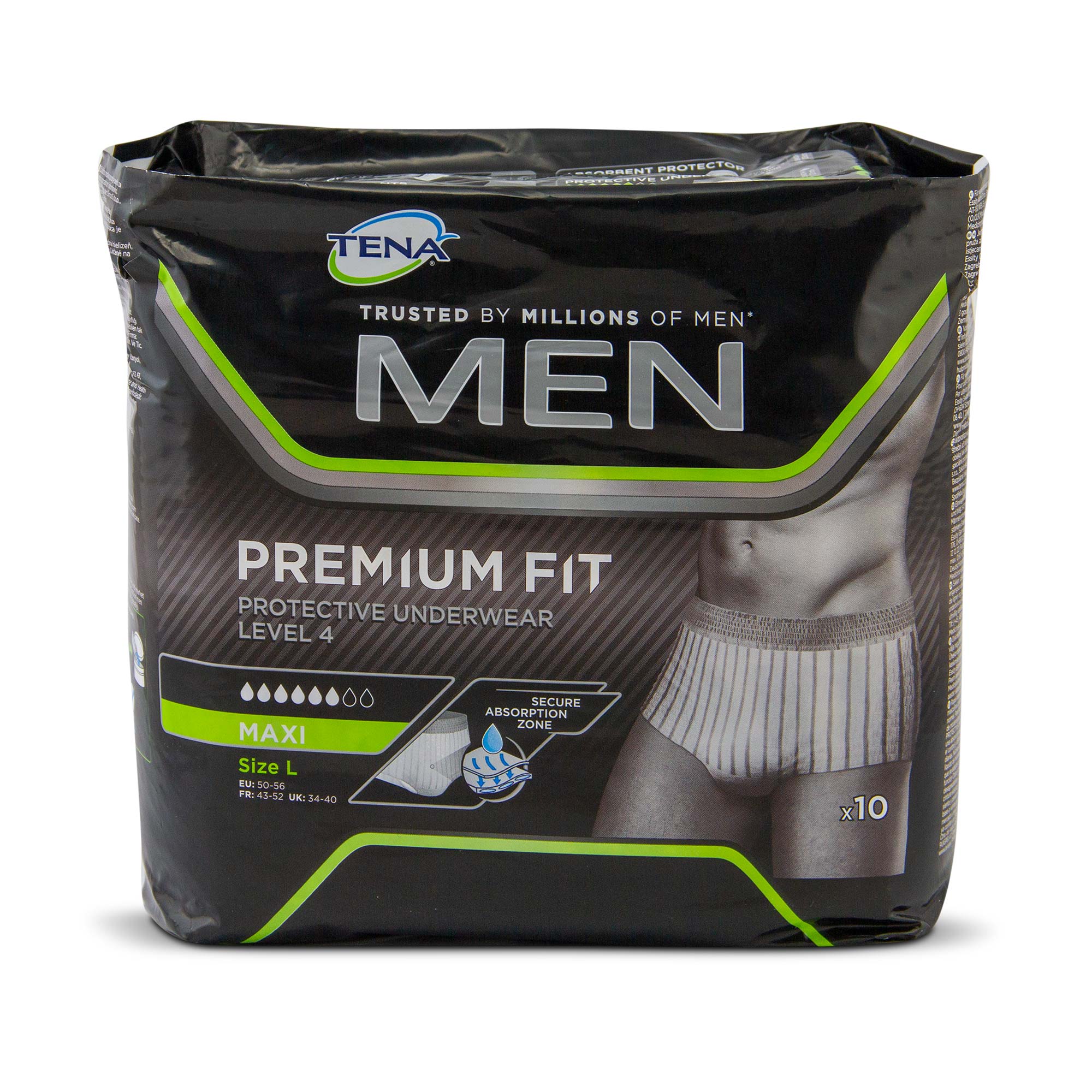TENA® MEN Premium Fit Protective Underwear L –